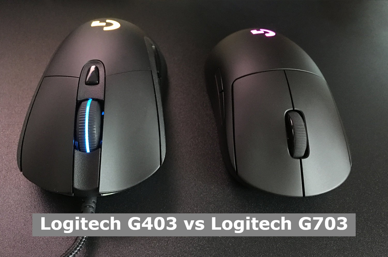 Logitech G403 vs Logitech G703
