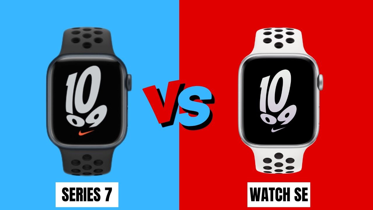 patrón perdonado Digno Apple Watch Series 7 Nike Edition vs SE Nike Edition: - Insider's Gadget